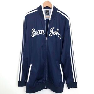 Sean John Embroidered Full Zip Track Jacket